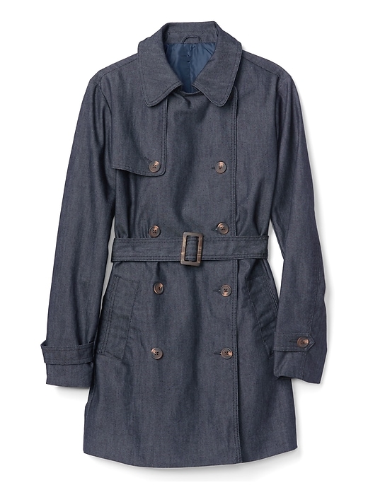 Gap denim hotsell trench coat