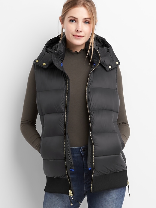 ColdControl Max long puffer vest Gap