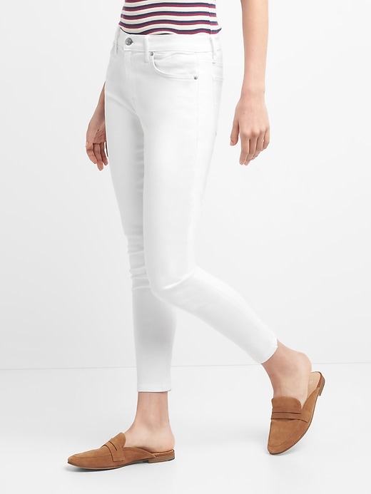 Image number 6 showing, Mid Rise True Skinny Ankle Jeans
