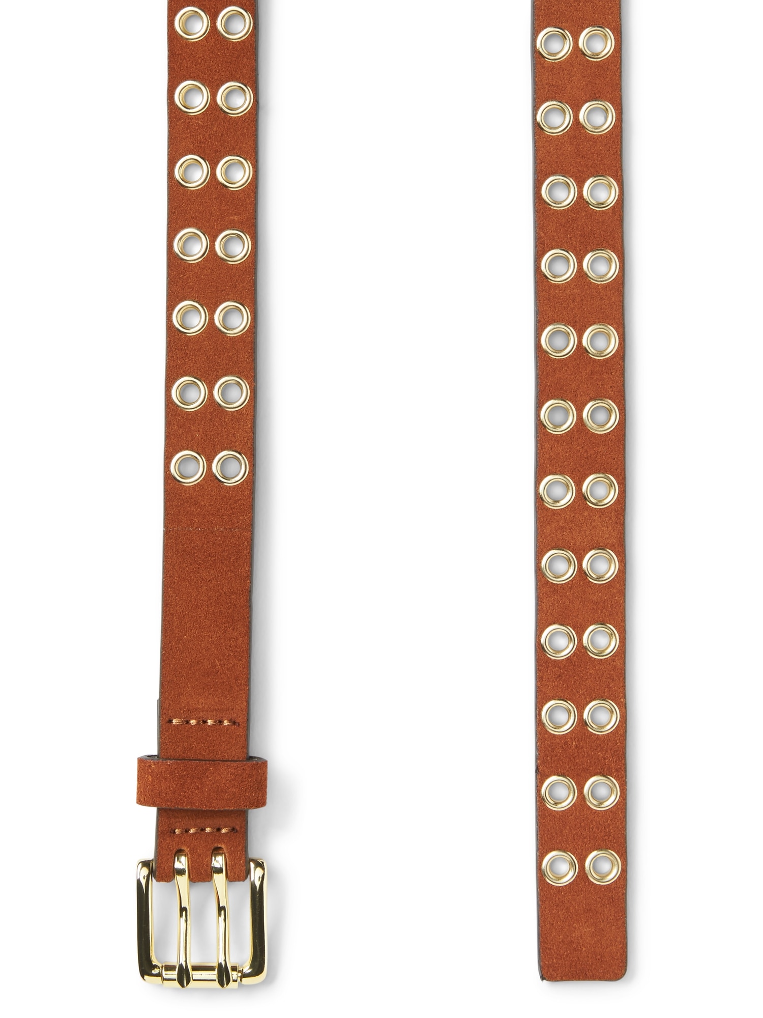 Grommet leather belt Gap