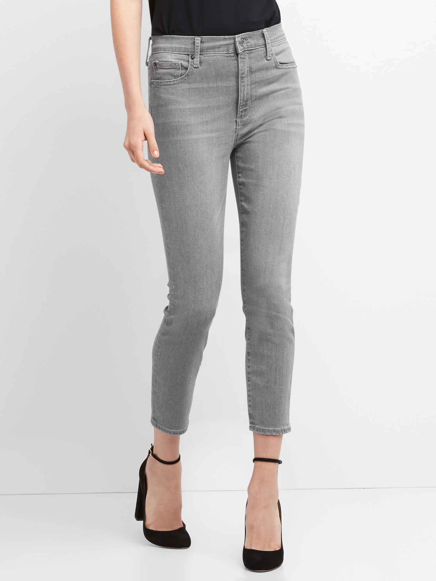 Gap true skinny deals super high rise crop