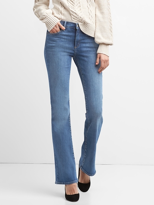 Image number 1 showing, Mid Rise Perfect Boot Jeans