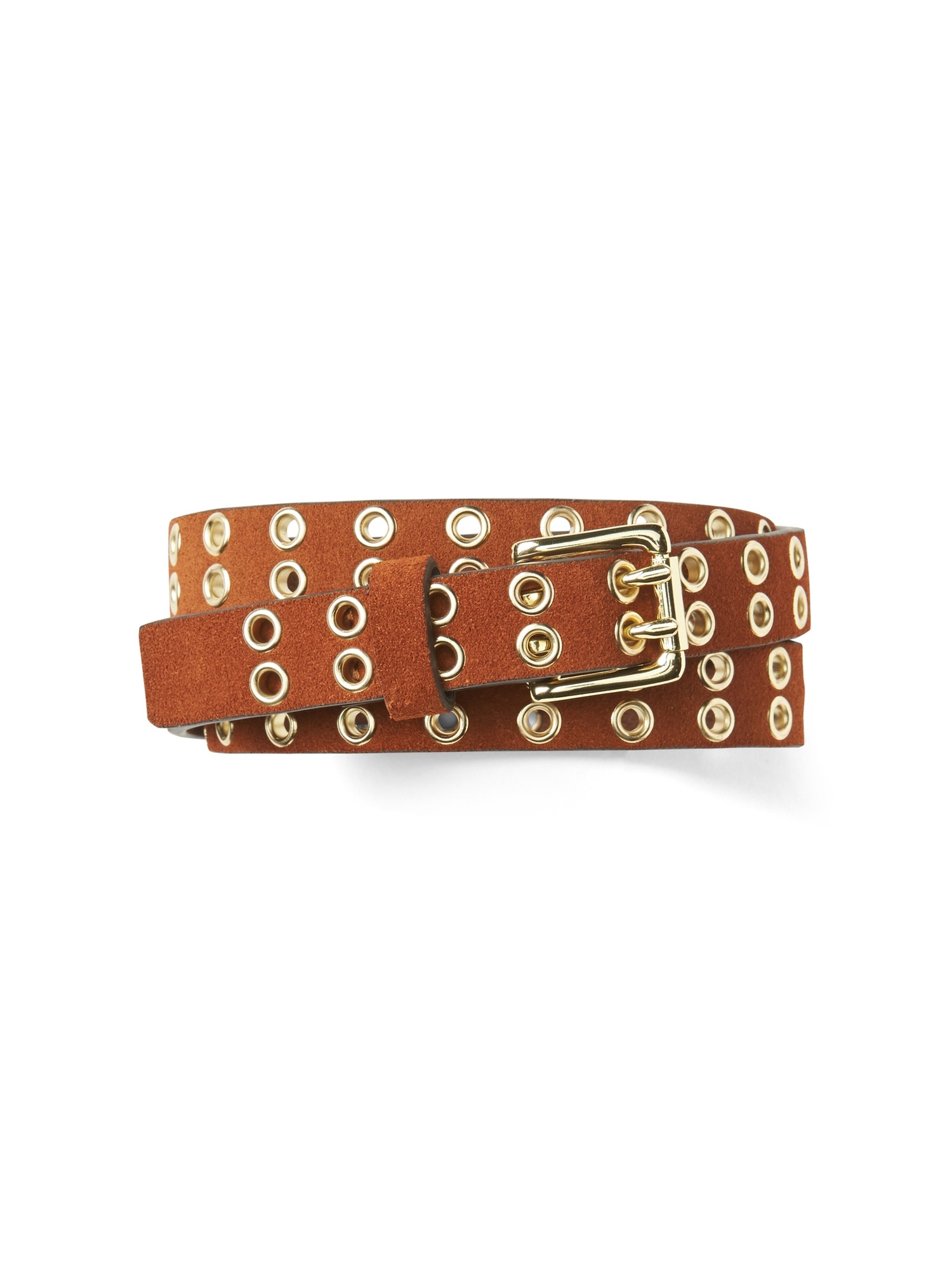 Grommet leather belt Gap