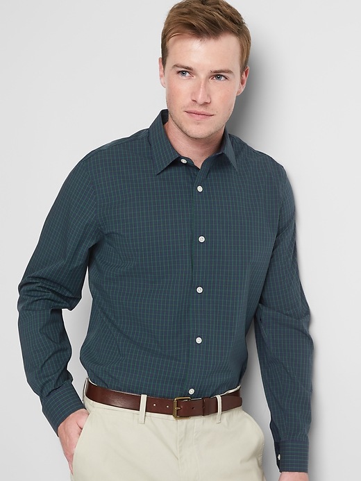 Zero-wrinkle standard fit shirt | Gap