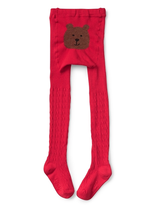 Cableknit sweater tights Gap