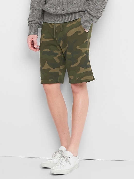 Image number 1 showing, 9" Drawstring Shorts in French Terry