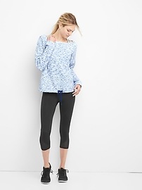 View large product image 5 of 6. GapFit quilted crinkle pullover