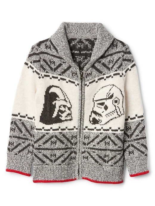 Image number 1 showing, Gap &#124 Star Wars&#153 shawl zip cardigan