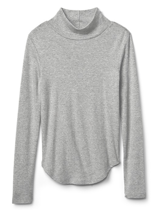 Image number 2 showing, Long sleeve mockneck top