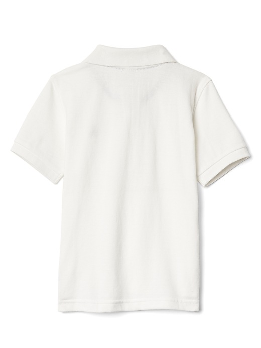 2 of 8 showing, with the color new off white of product Solid pique polo