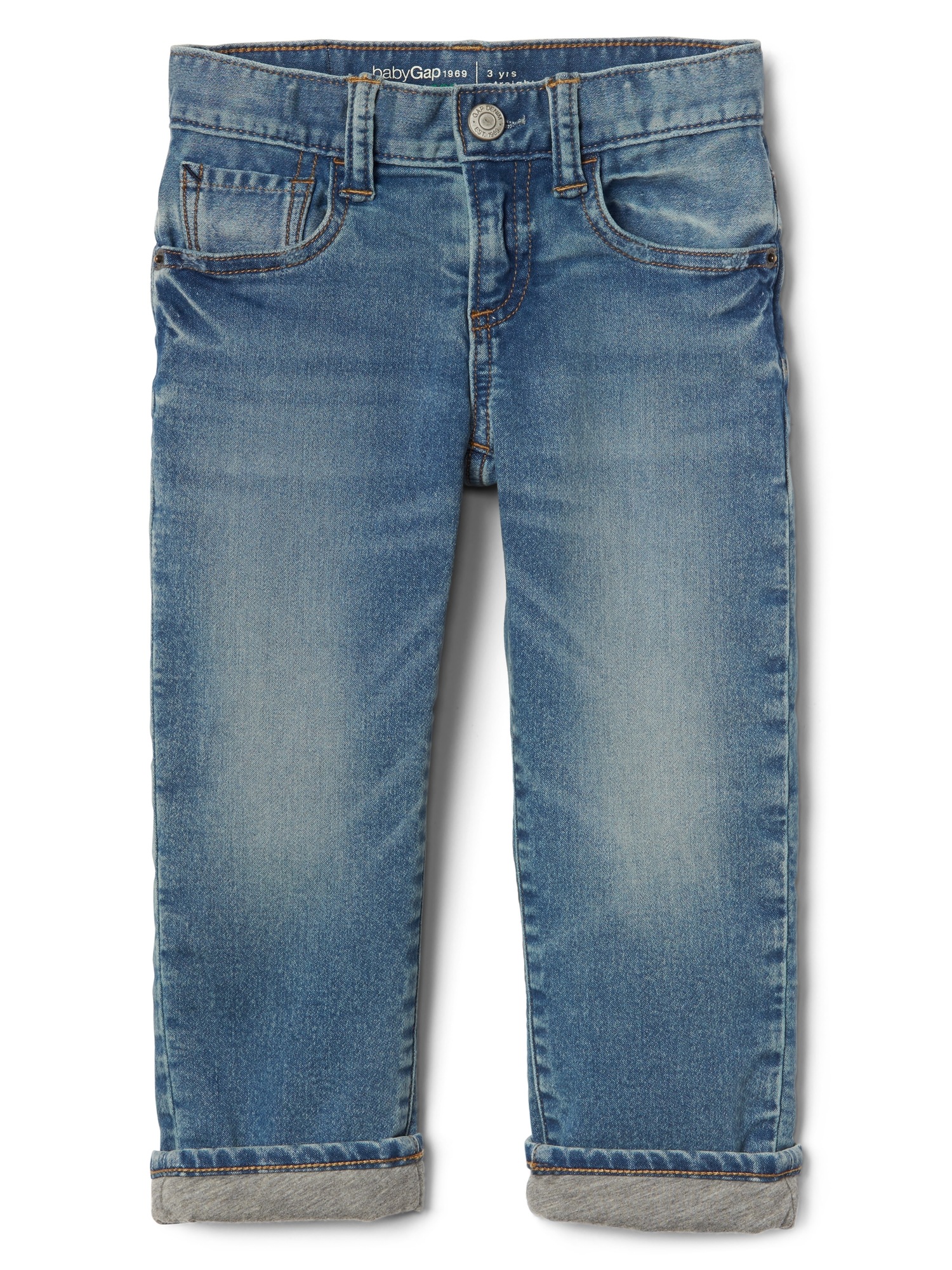 Gap lined jeans deals