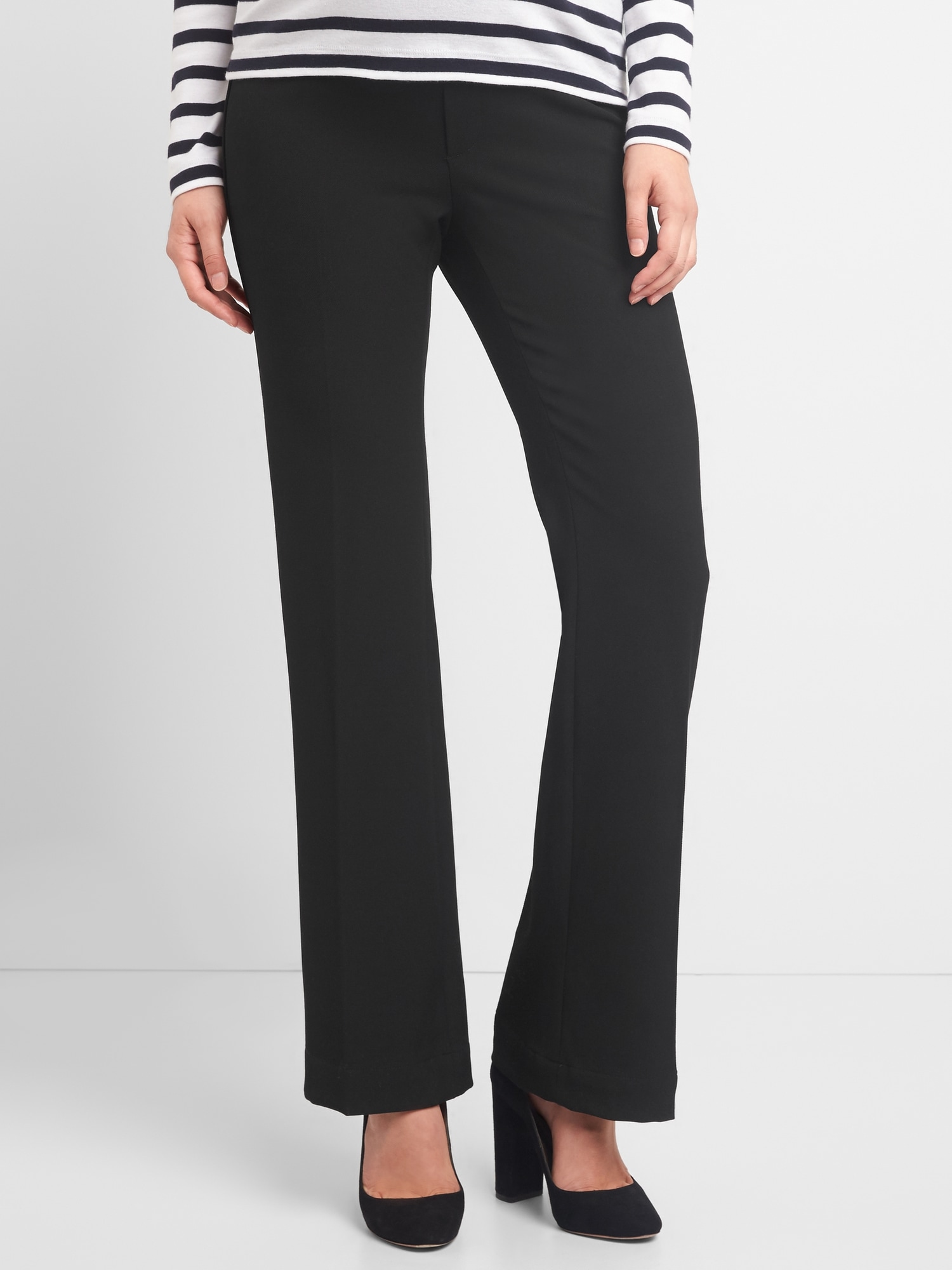 gap high rise baby boot pants