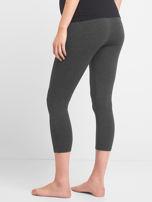 Image number 2 showing, Maternity Pure Body Low Rise Capri Leggings