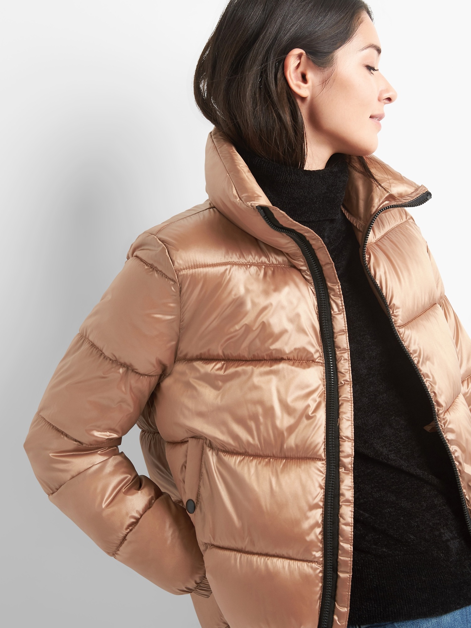 Coldcontrol high shine puffer jacket sale