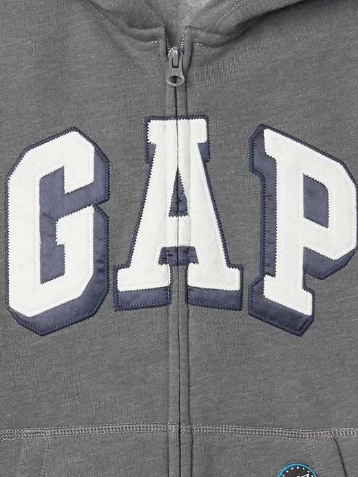 Image number 4 showing, GapKids &#124 Looney Tunes logo zip hoodie