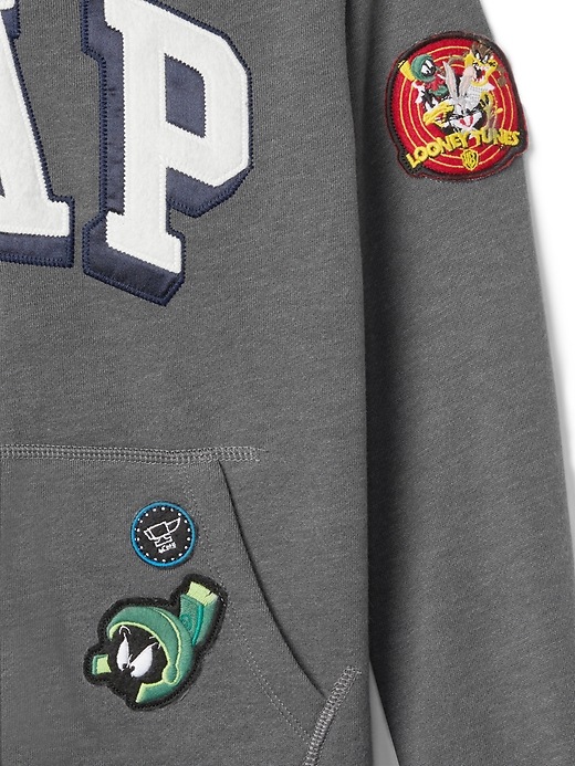 Image number 5 showing, GapKids &#124 Looney Tunes logo zip hoodie