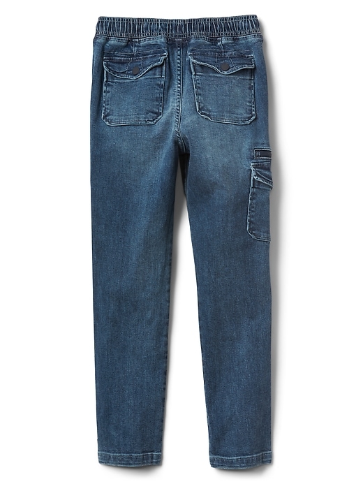 Image number 3 showing, Kids Pull-On Slim Jeans with Defendo