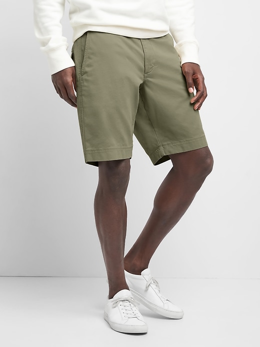 View large product image 1 of 1. 10" Twill Shorts with GapFlex
