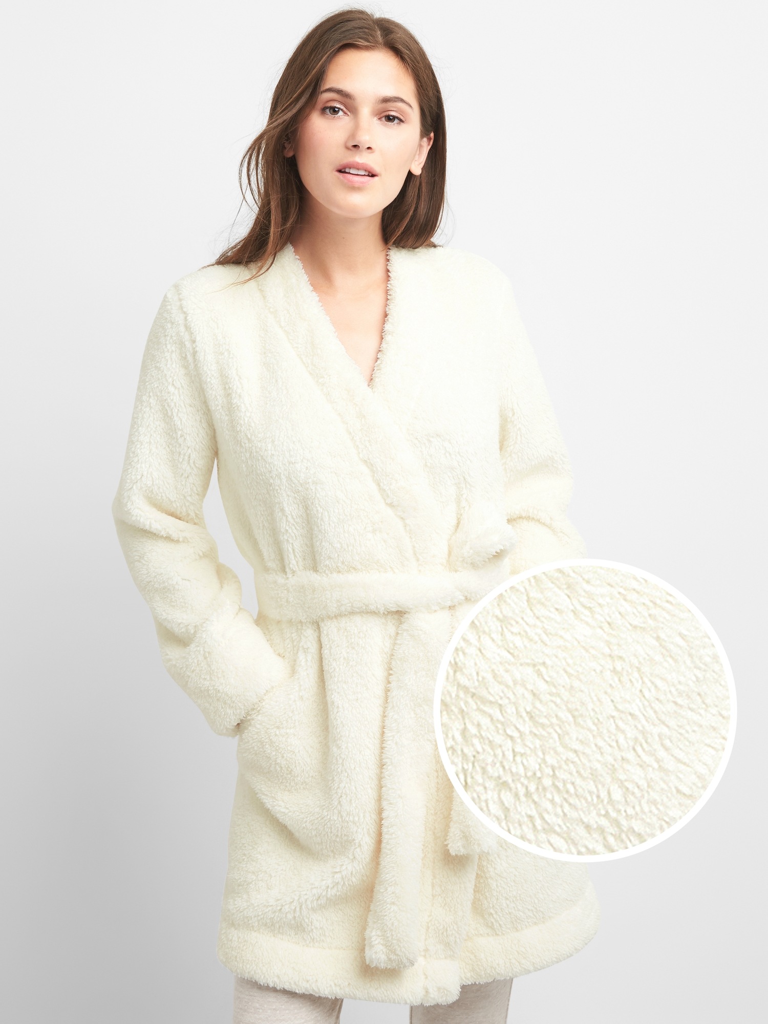 XOXO sherpa robe