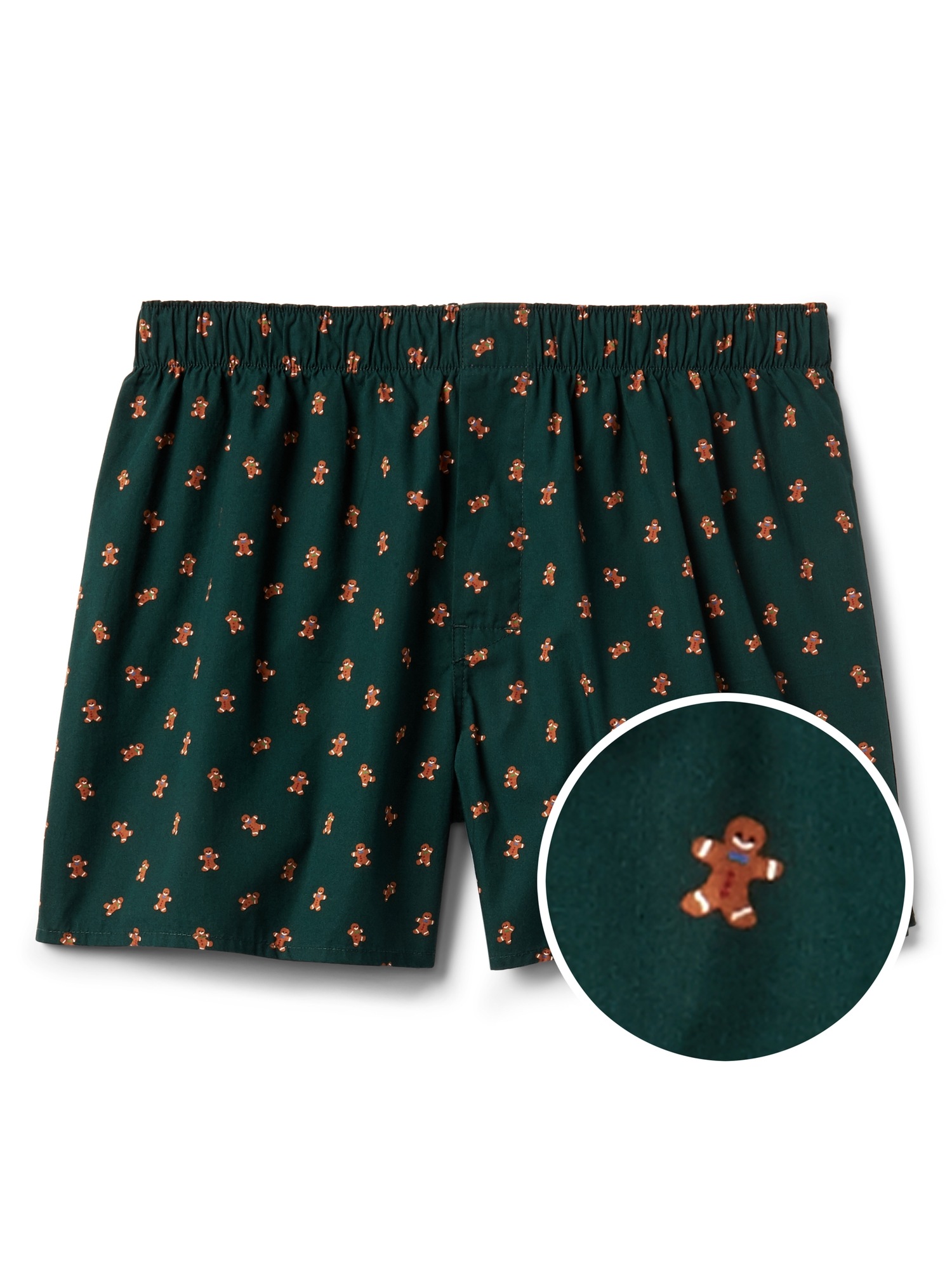 Holiday print boxers (4") Gap