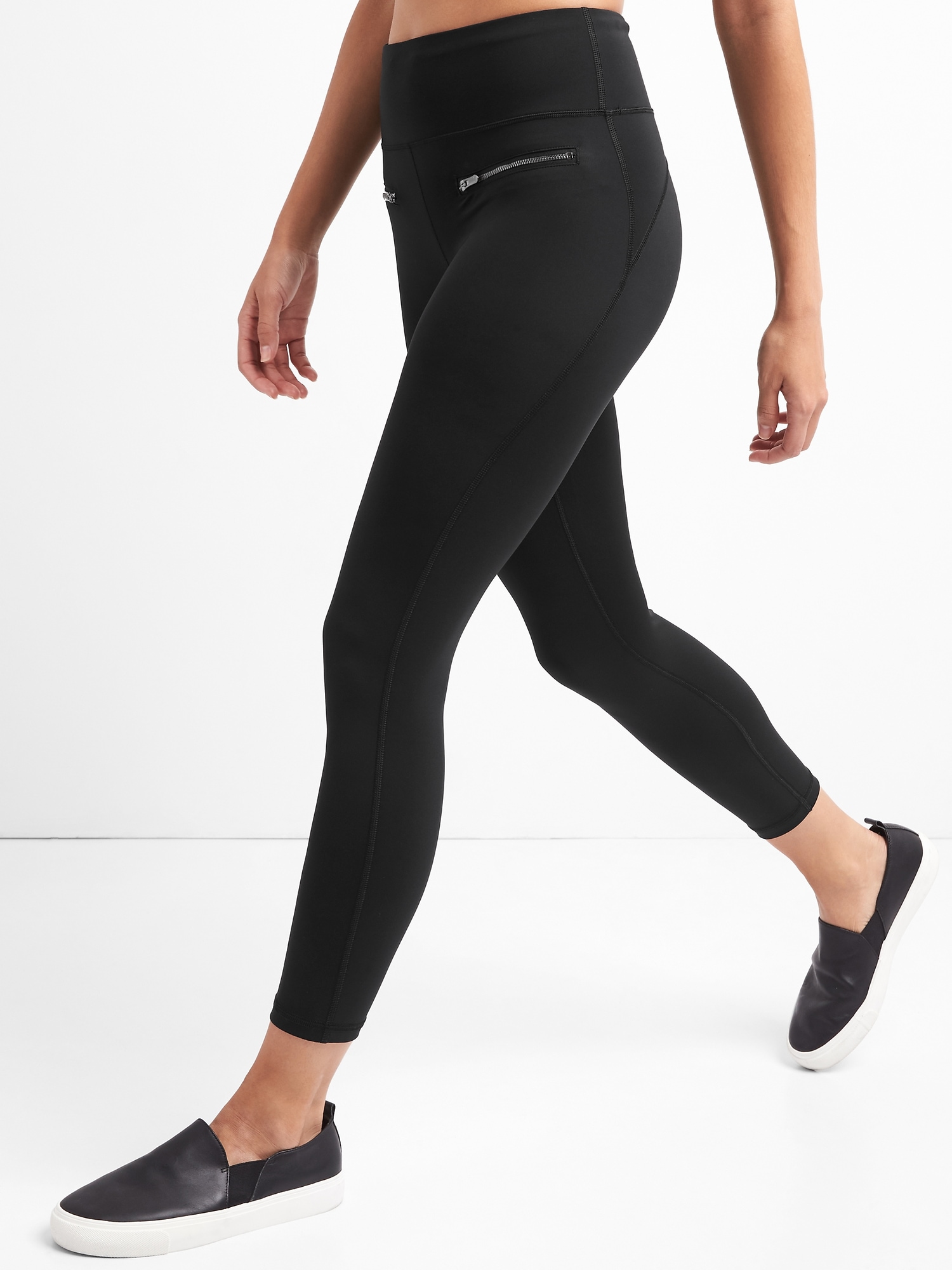 gFast high rise Sculpt Compression zip 7/8 leggings Gap