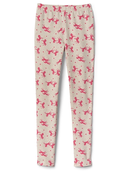 View large product image 1 of 1. Print French terry leggings