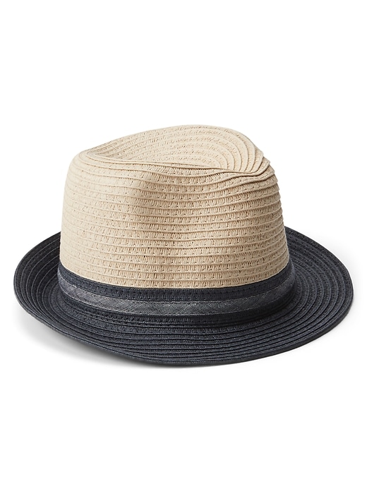 Colorblock Fedora Gap