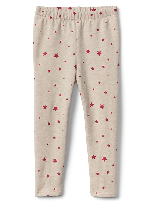 Print Leggings in French Terry Gap