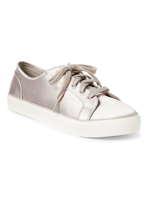 Image number 1 showing, Satin Sneakers