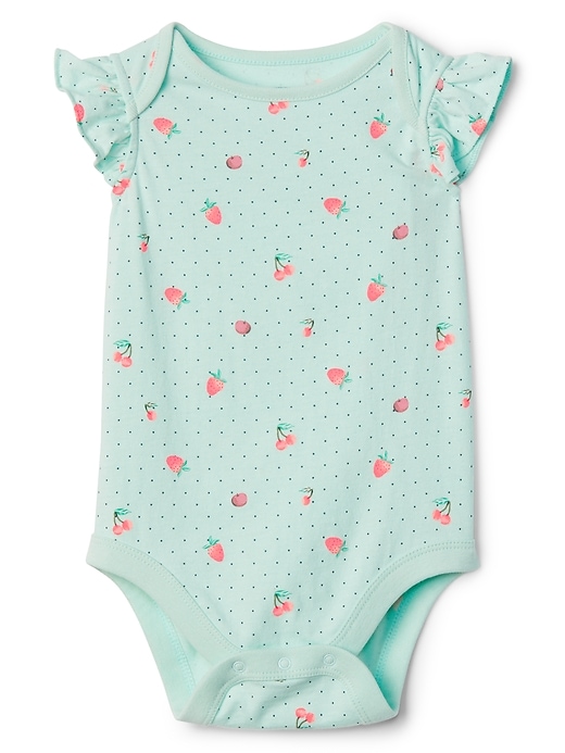 View large product image 1 of 1. Graphic Flutter Sleeve Bodysuit