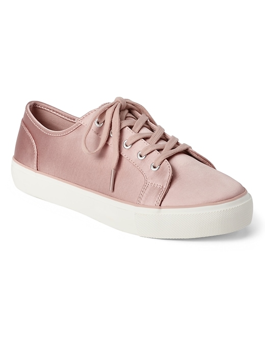 Image number 3 showing, Satin Sneakers