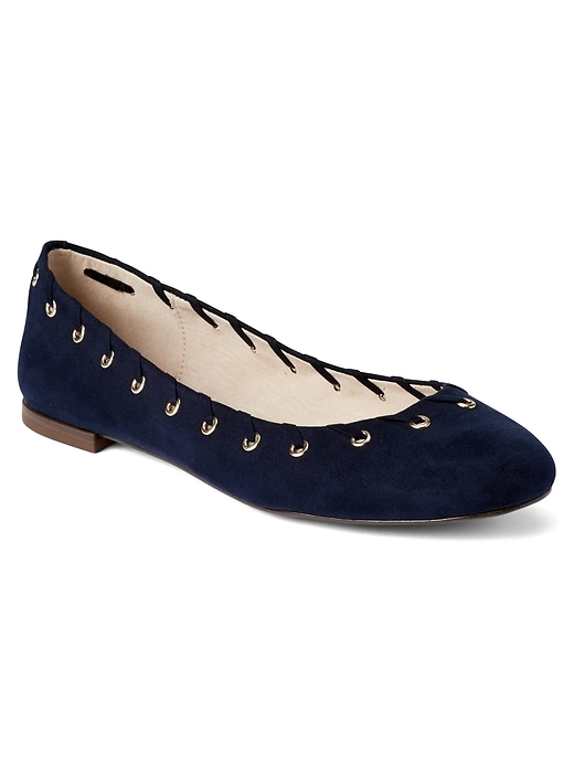 View large product image 1 of 1. Grommet Ballet Flats