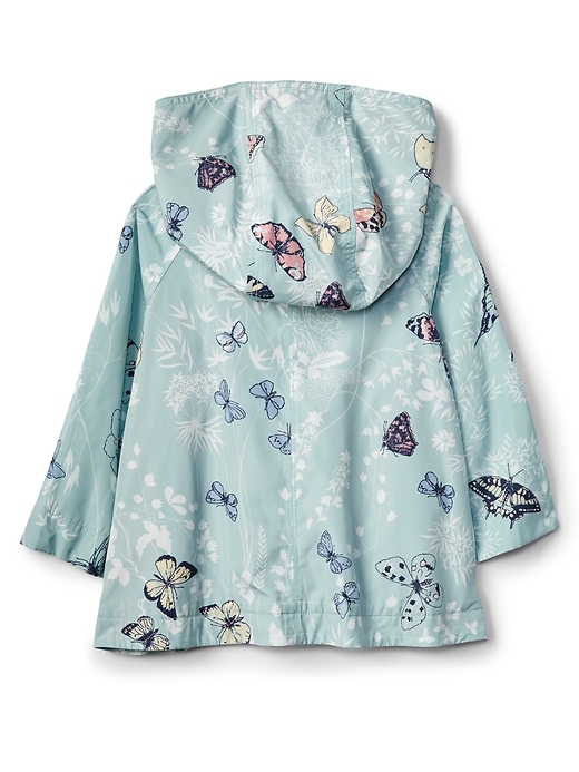 Image number 2 showing, Butterfly Rain Poncho