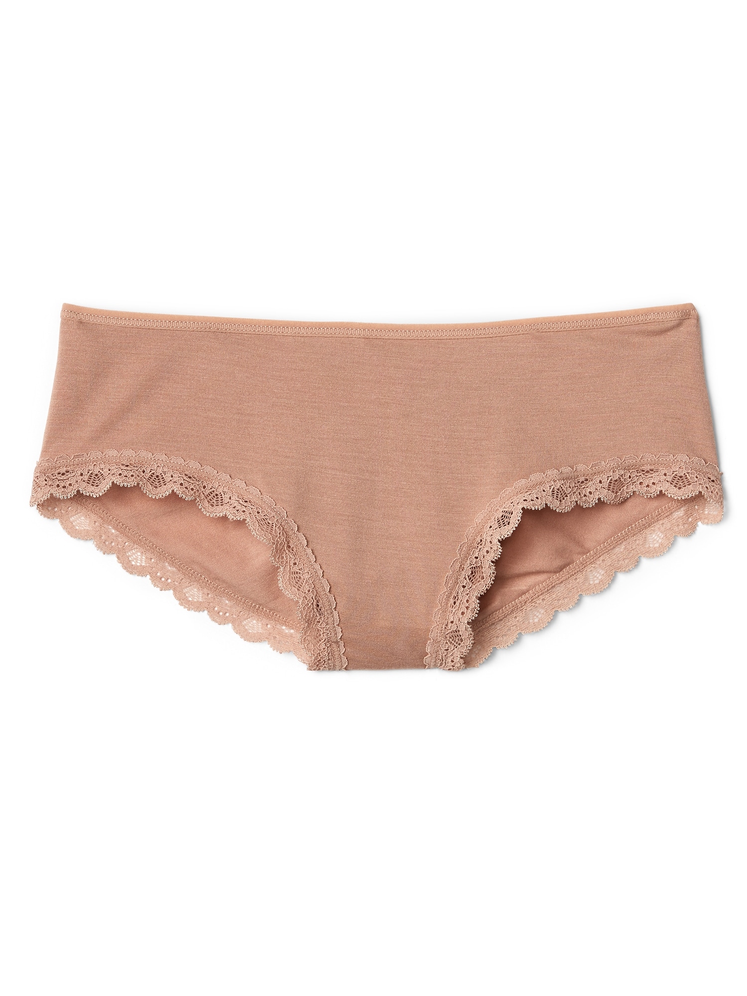 Modal lace trim hipsters Gap