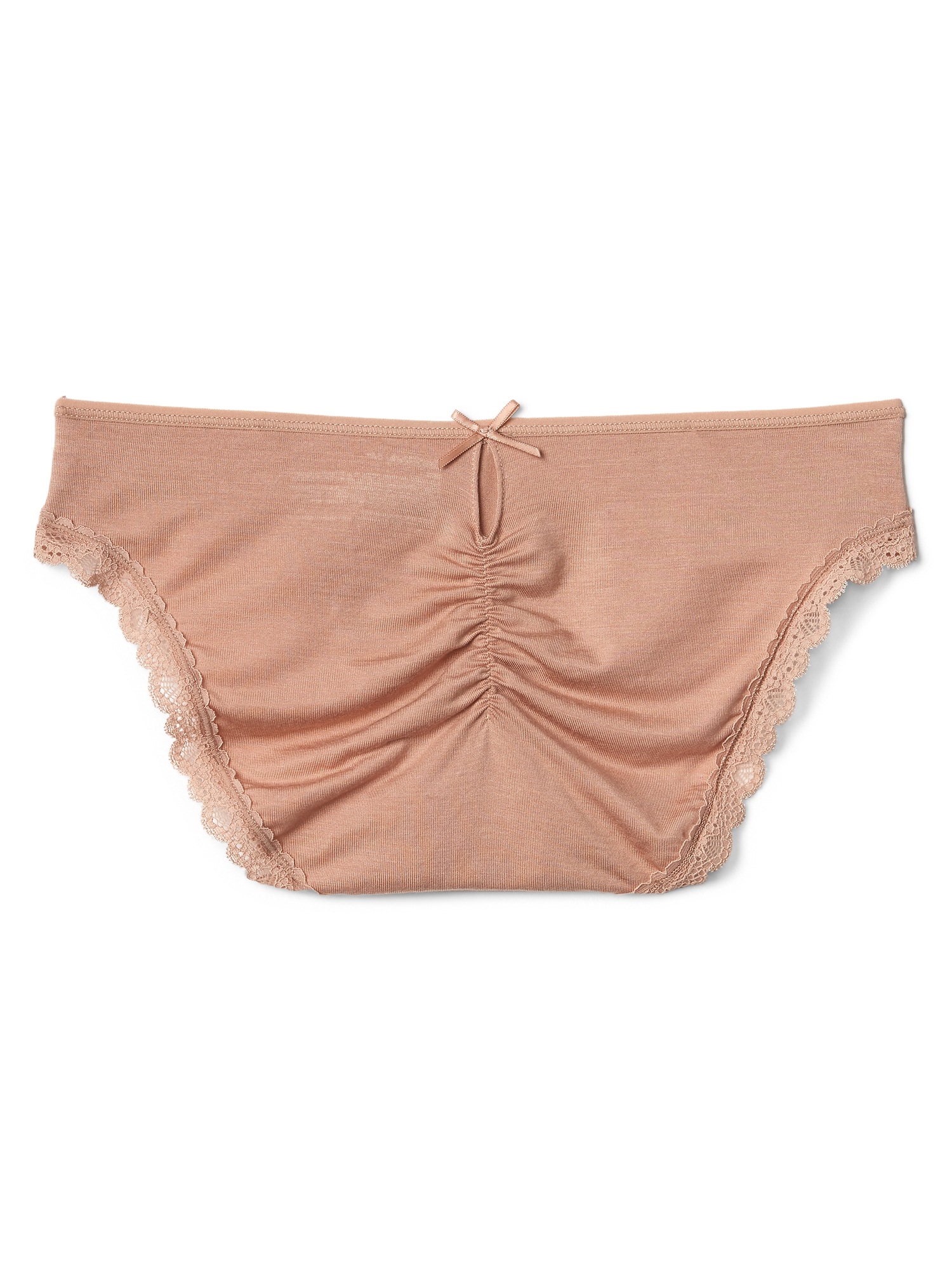 Modal lace trim bikini Gap