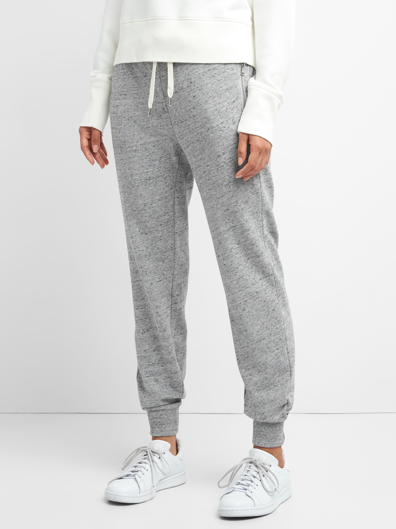 French Terry Joggers with Zip Pockets