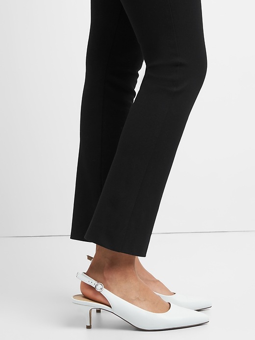 Image number 3 showing, High Rise Crop Kick Pants with Bi-Stretch