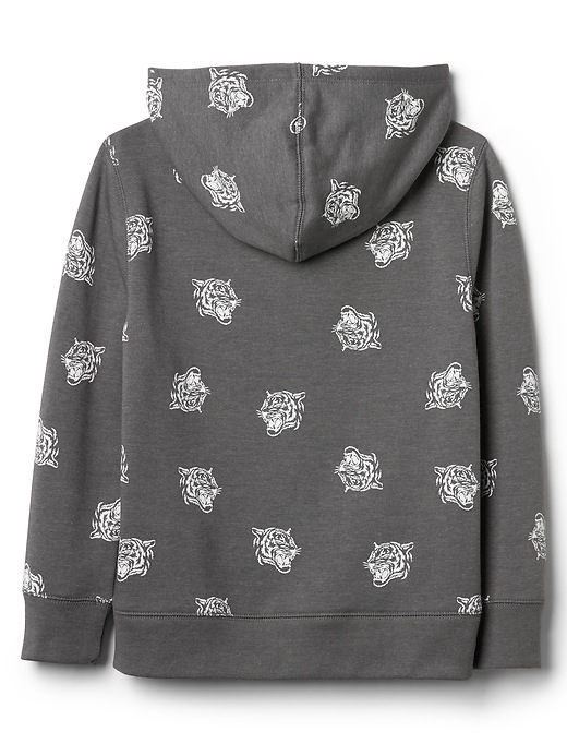 Image number 3 showing, Animal graphic logo hoodie fleece
