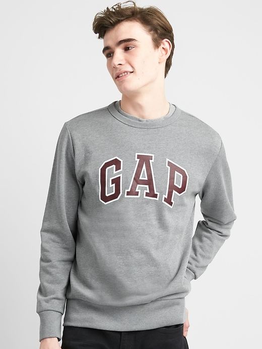 Image number 8 showing, Logo fleece crewneck sweatshirt