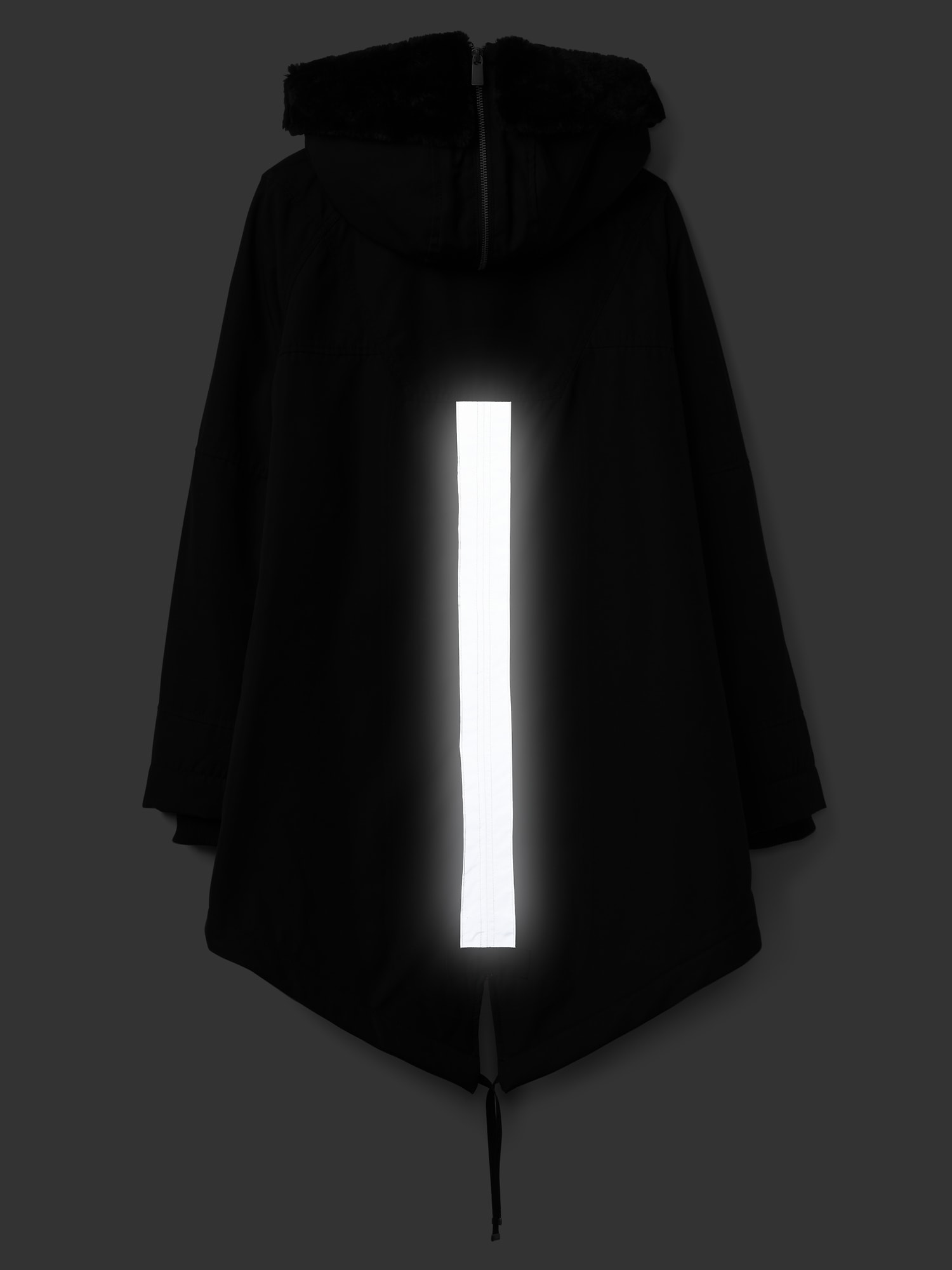 PrimaLoft® fauxfur snorkel parka Gap