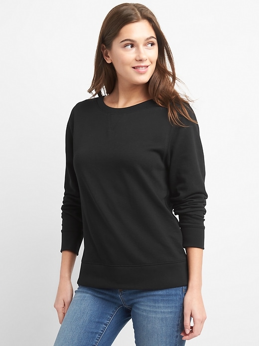 Image number 2 showing, Lace-Up Back Pullover Sweatshirt
