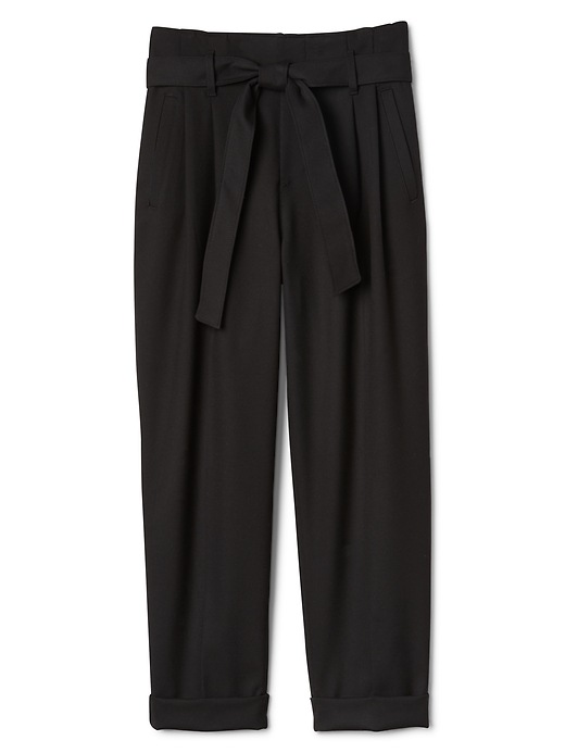 Image number 6 showing, High Rise Pleated Waist Trousers