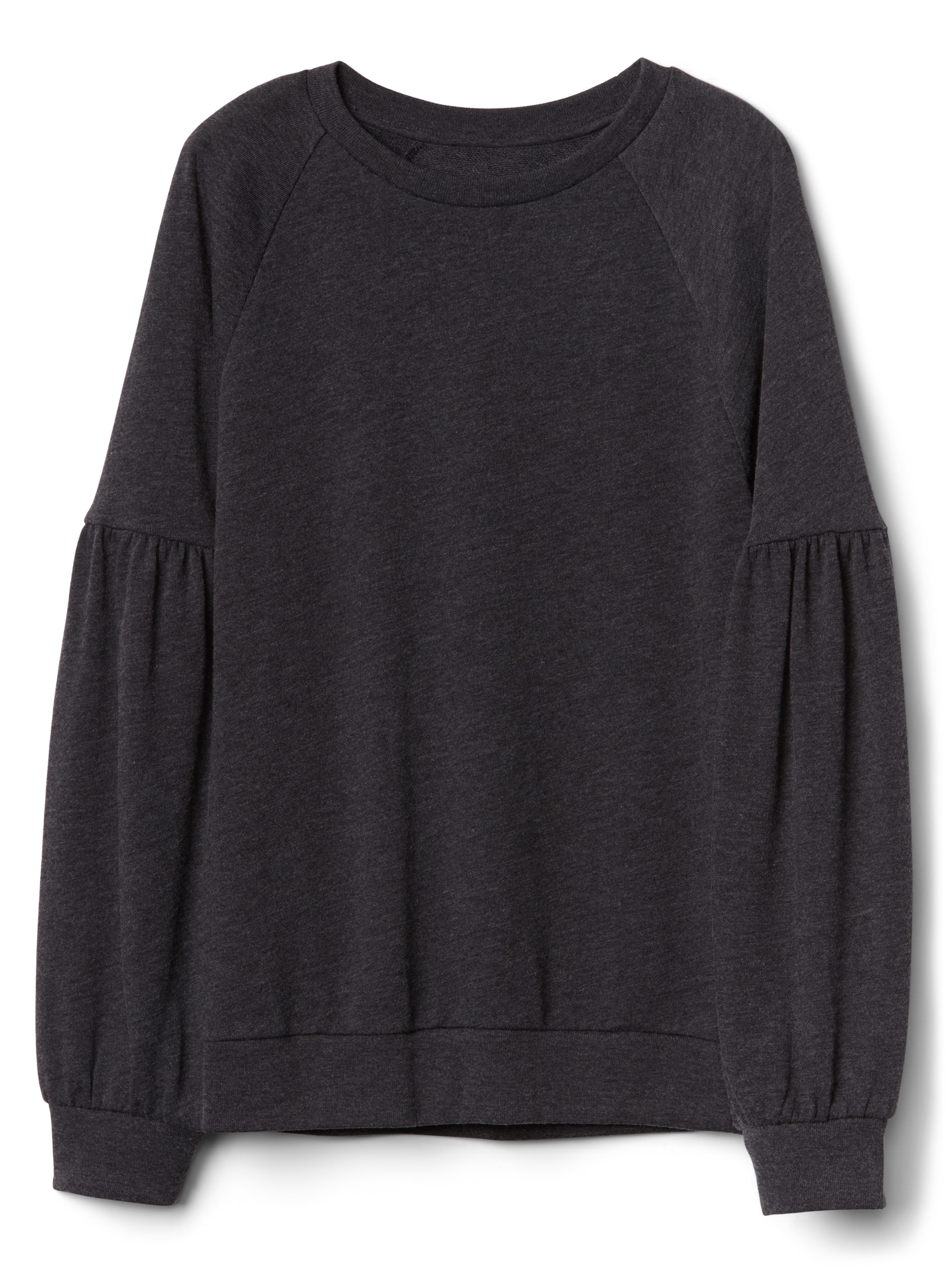 Puff Sleeve Pullover Sweatshirt in French Terry Gap