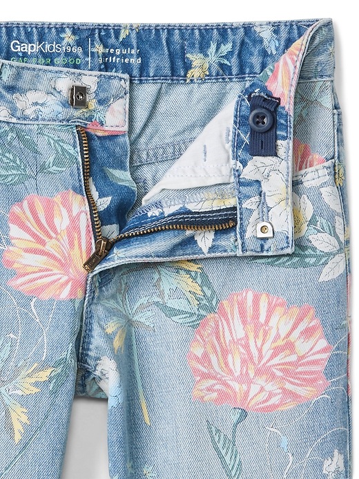 Image number 5 showing, Girlfriend Jeans in Floral Print