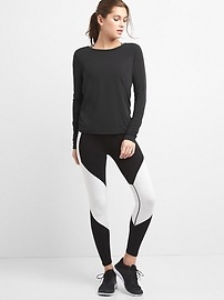 View large product image 5 of 6. GapFit Breathe Long Sleeve Tee with Knotted Back