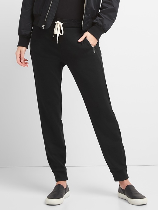 Image number 1 showing, French Terry Joggers with Zip Pockets