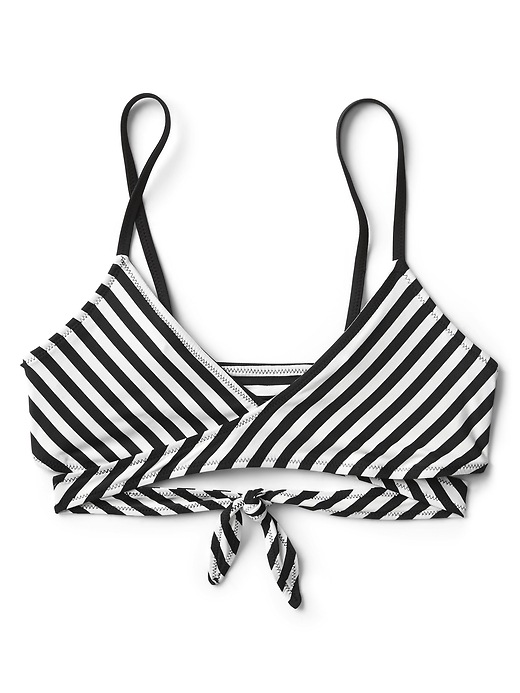 Image number 3 showing, Stripe Wrap Bikini Top