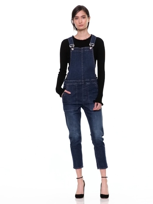 Женские комбинезоны Gap Skinny denim overalls — фото 5