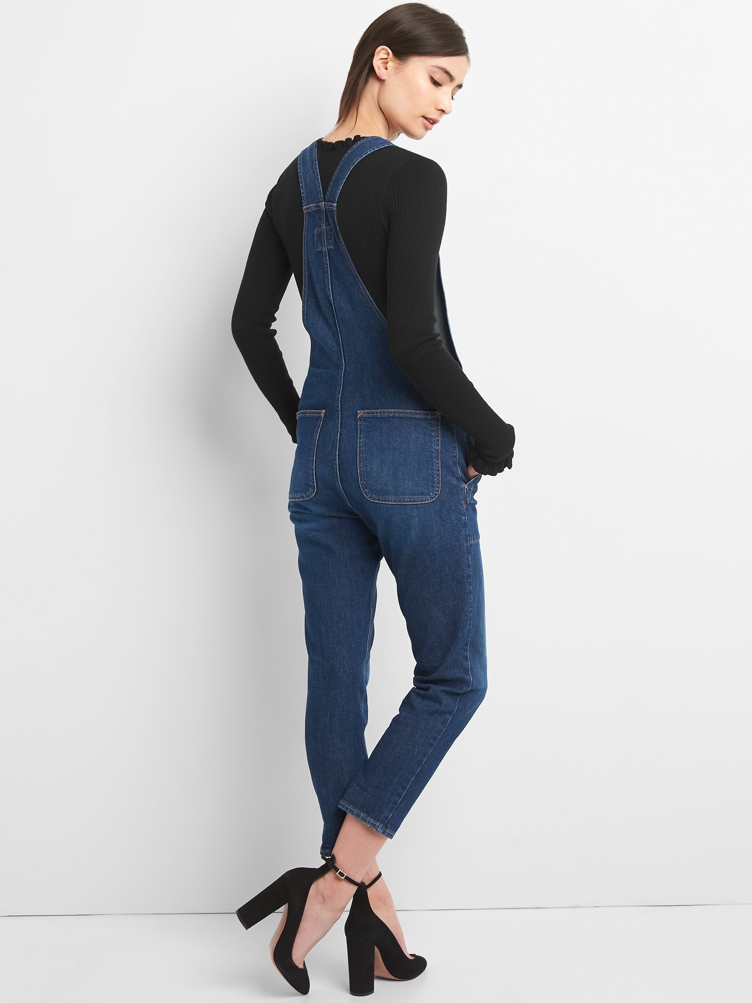 Женские комбинезоны Gap Skinny denim overalls — фото 2