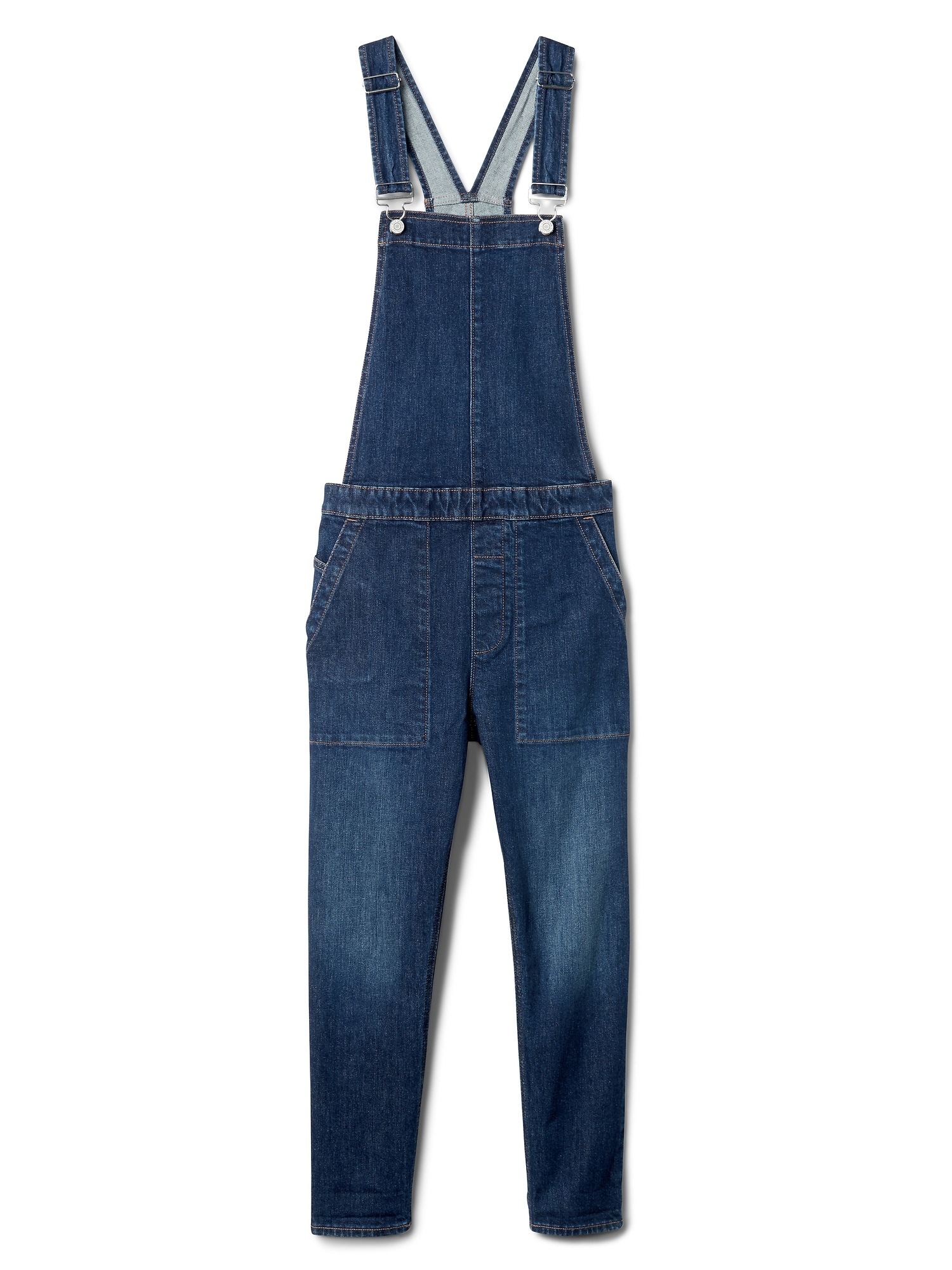 Женские комбинезоны Gap Skinny denim overalls — фото 4